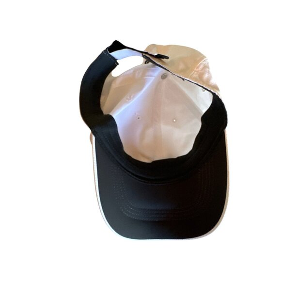 Nike White Legacy91 Dri-Fit Adjustable Hat With Black Swoosh Logo - Picture 4 of 5